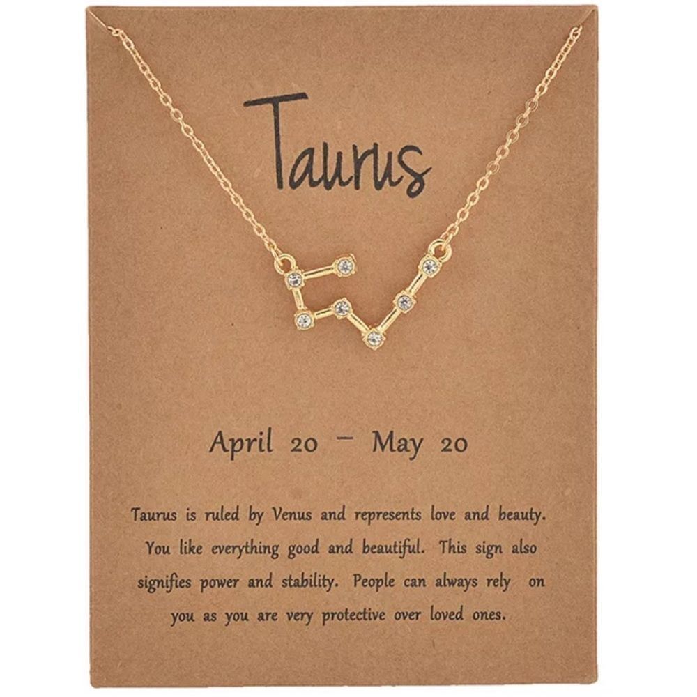 TAURUS constellation necklace 